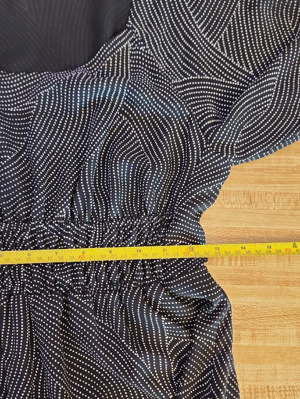 MADEWELL Geo Dot Print Balloon Sleeve Georgette Midi Dress, size S - Picture 15 of 16